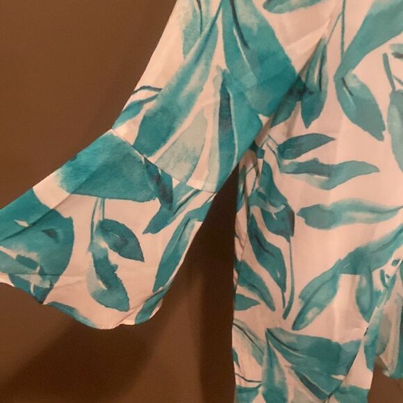 Cato Tropical Print Kimono Size Large - Picture 3 of 9